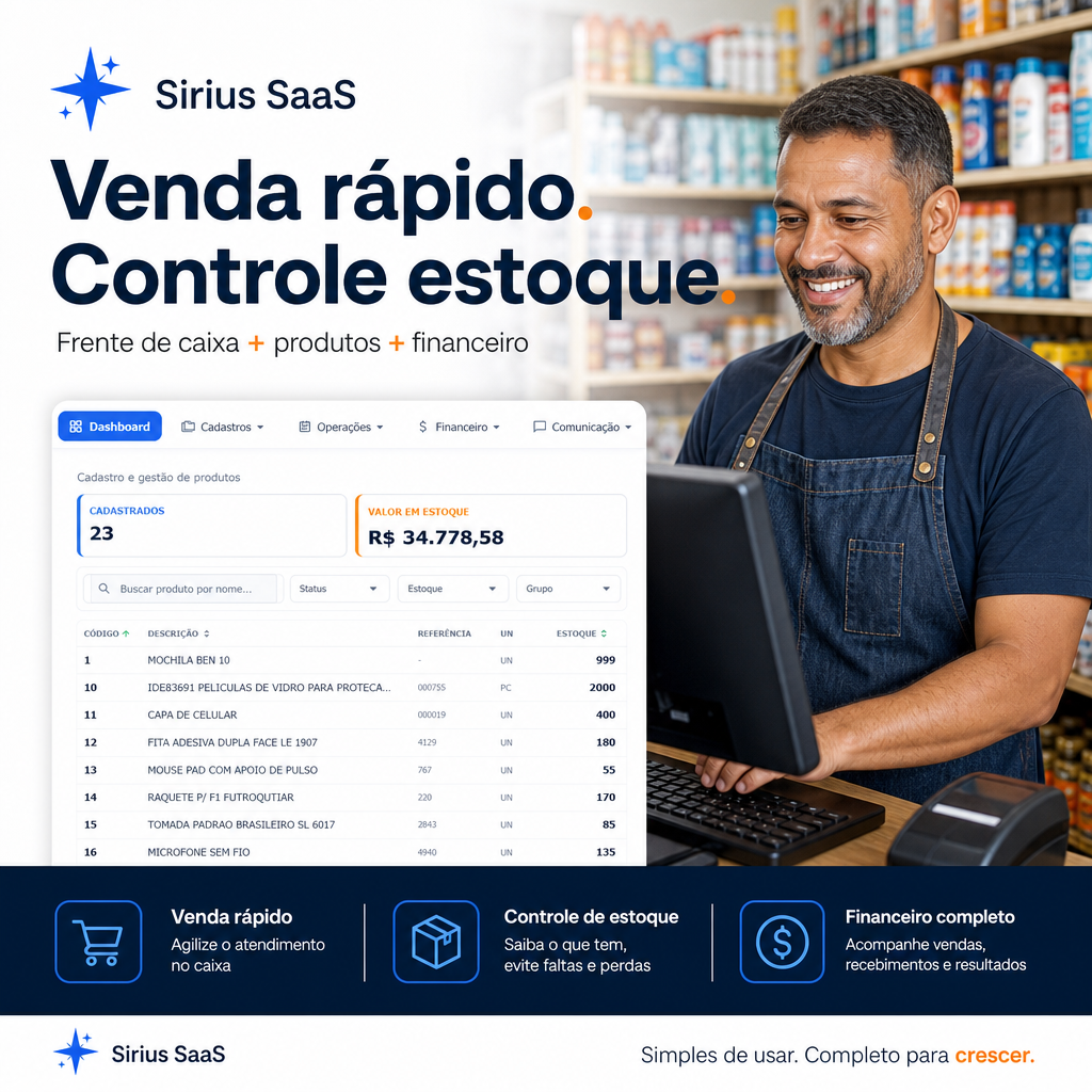 SISTEMA SIRIUS SAAS B2B